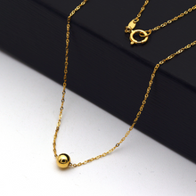 Real Gold Thin Movable Seed Necklace (45 C.M) N1078