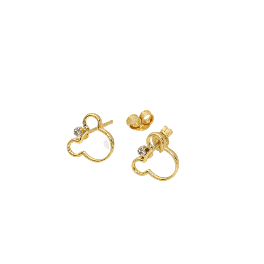 Mickey mouse 2025 gold jewelry