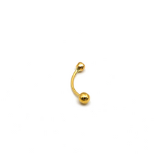 Real Gold Plain Belly Navel And Nose Piercing 0018 BP1018