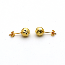 Real Gold Lined Stud Earring Set 0007MMV/76 E1030