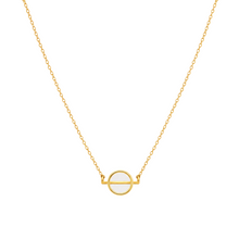 Real Gold Toggle Bar Adjustable Size Necklace - Model 0010 N1438