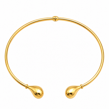 Real Gold Collar Teardrop Necklace TS 0104/1 (40 cm) A N1479