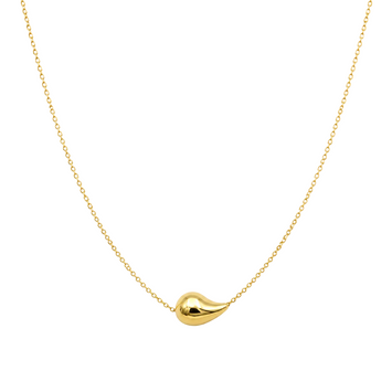 Real Gold Teardrop Necklace (40 cm) 0147-4 N1475
