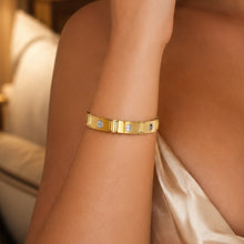 Real Gold GZCR 2 Color Screw Belt Unisex Bracelet (20 C.M) 0151-YW BR1908