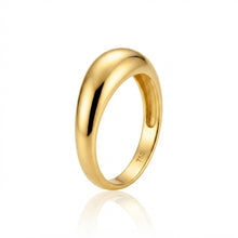 Real Gold Oval Dome Ring (Size 8) 0173 R2949