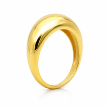 Real Gold Oval Dome Ring (Size 8) 0173 R2949