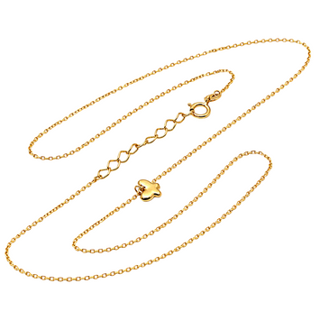 Real Gold Butterfly Adjustable Size Necklace (45 CM) 0214/11 N1173