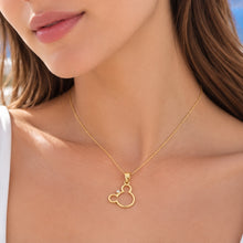 Real Gold Mickey Mouse Necklace 0222 CWP 1932