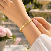Real Gold Oval Love Bangle GZJCT BLZ0254/2 (Size 22) BA1585