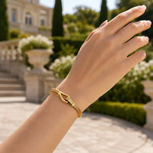 Real Gold Unisex Belt Chain Bracelet with Box Clasp Lock (18 C.M) - Model 0268 BR1911