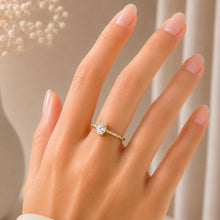 Real Gold Timeless Solitaire Stone Ring 0316 (Size 5) R2786
