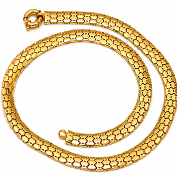 Real Gold Snake Chain Necklace (40 C.M) 0318 N1488