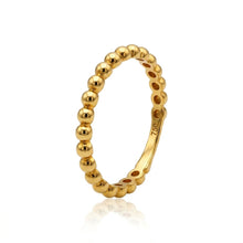 Real Gold Bubble Ring 0415 (Size 7) R1743