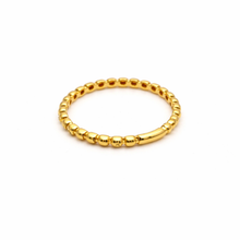 Real Gold Texture Bubble Ring 0415 (Size 5) R1918