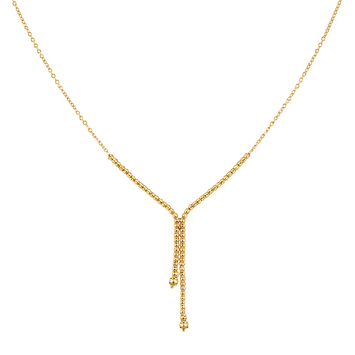 Real Gold Seed Ball Hanging Luxury Necklace (45 C.M) 0483 N1412