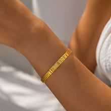 Real Gold Solid Hexagon Snake Scale Link With Clasp Lock Bracelet (19 C.M) 0496 BR1918