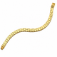Real Gold Solid Golden Hex Weave Bracelet (20 C.M) - Model 0497 BR1910