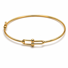 Real Gold GZTF Thin Plain Bangle TBS 0539 (SIZE 17) A BA1480
