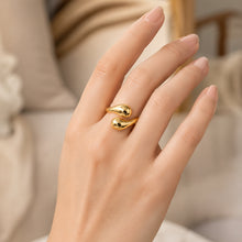 Real Gold Solid Teardrop Ring 0552 (Size 9) R2649