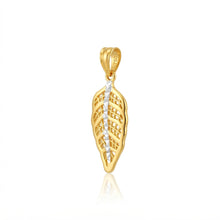 Real Gold 2 Color Leaf Pendant GL0642 P 1698