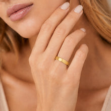 Real Gold Matte Finish Classic Band Ring (Size 5) 0900 R2948