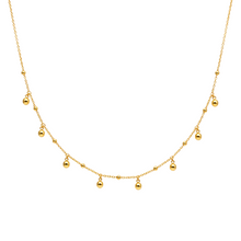 Real Gold 17 Dangler Balls Adjustable Size Necklace (40+5 = 45 C.M) 1246 N1544
