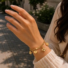 Real Gold GZTF Dangler Bracelet LVA 1608 (17 C.M) BR1870