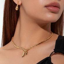 Real Gold Solid Serpenti Design Necklace (45 C.M) 0543 N1456