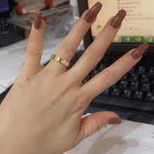 Real Gold GZCR Plain Ring 4 MM 0211/6 (SIZE 4.5) R2152