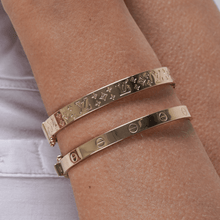 Real Gold Plain Bangle GZJCT 0278 - (SIZE 15.5) BA1542