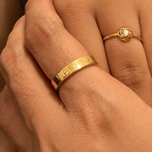 Real Gold GZCR Plain Ring 4 MM 0211/6 (SIZE 4.5) R2152