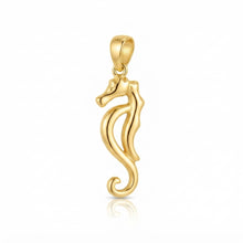 Real Gold Seahorse Pendant 2106 P 2062