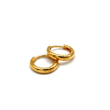 Real Gold Small Huggie Hoop Earrings Set 2239 E1995