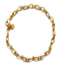 Real Gold Infinity Link Textured Ball Bracelet (19 C.M) 2305 BR1942