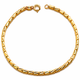 Real Gold Full Textured Roller Cable Bracelet (17 C.M) 4554 BR1905