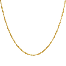 Real Gold Square Wheat 2 MM Chain 3421 (70 C.M) CH1249