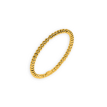 Real Gold Plain Beads 1.5 M.M Ring 4129 (Size 5) R2520