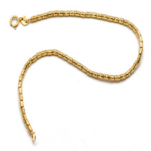 Real Gold Faceted Texture Bead Bracelet (19 C.M) 4141/5 BR1944