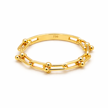 Real Gold GZTF Hardware Look Ring 7039 (SIZE 8) R2343