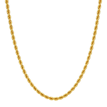 Real Gold Plain Rope Chain Necklace 7130 (60 C.M) CH1266