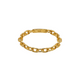 Real Gold Cable Twisted Unisex Ring 7043 (SIZE 6) R2866
