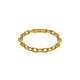 Real Gold Cable Twisted Unisex Ring 7043 (SIZE 5) R2865