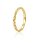 Real Gold Braided Rope Band Ring 7644 (Size 6) R3041
