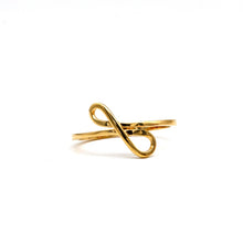 Real Gold Endless Love Infinity Ring (SIZE 5) 7652 R2872