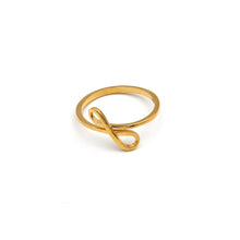 Real Gold Endless Love Infinity Ring (SIZE 5) 7652 R2872