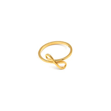Real Gold Endless Love Infinity Ring (SIZE 6) 7652 R2871