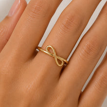 Real Gold Endless Love Infinity Ring (SIZE 7) 7652 R2870