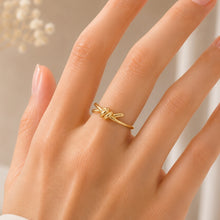Real Gold Timeless Love Knot Ring 7730 (SIZE 5) R2888