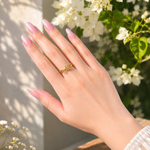 Real Gold Timeless Love Knot Ring 7730 (SIZE 7) R2886