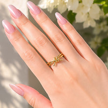 Real Gold Timeless Love Knot Ring 7730 (SIZE 6) R2887